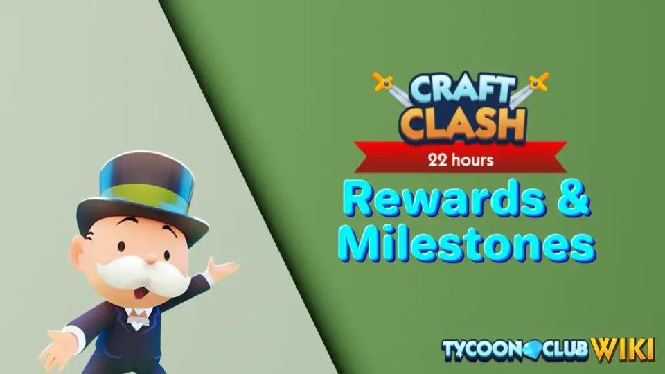 Monopoly Go Craft Clash Rewards Guide Feb 5