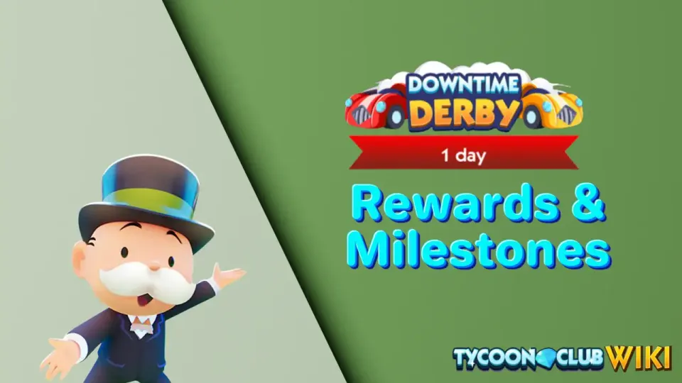 Monopoly Go Downtown Derby Rewards Guide Feb 8-9