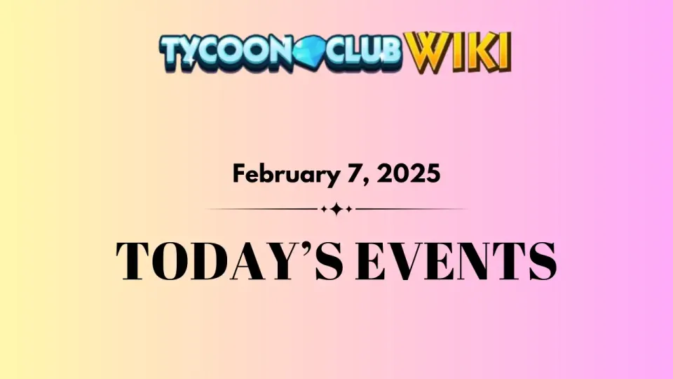 Today's Events (Feb 07, 2025)